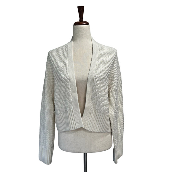 Abercrombie & Fitch Women's Cardigan Small Open Front Cropped Ribbed Knit (17) - Picture 1 of 10